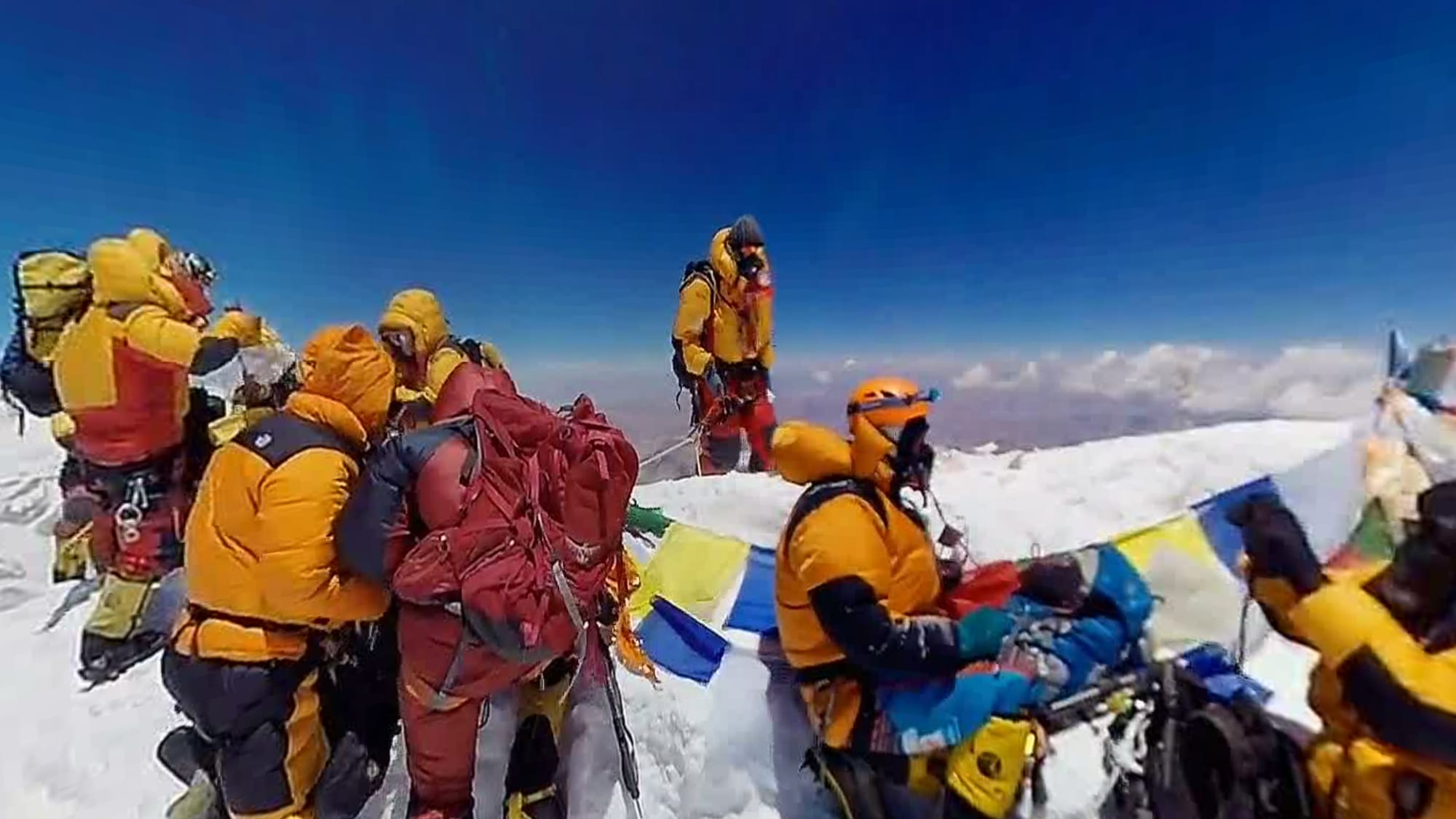 Climbers crossing the Khumbu Icefall, Capturing Everest — Sports Emmy, Outstanding Digital Innovation