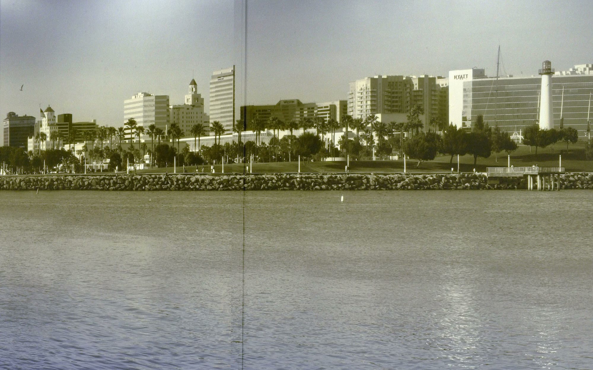 Hotel Maya, Long Beach — gigapixel sliding wall