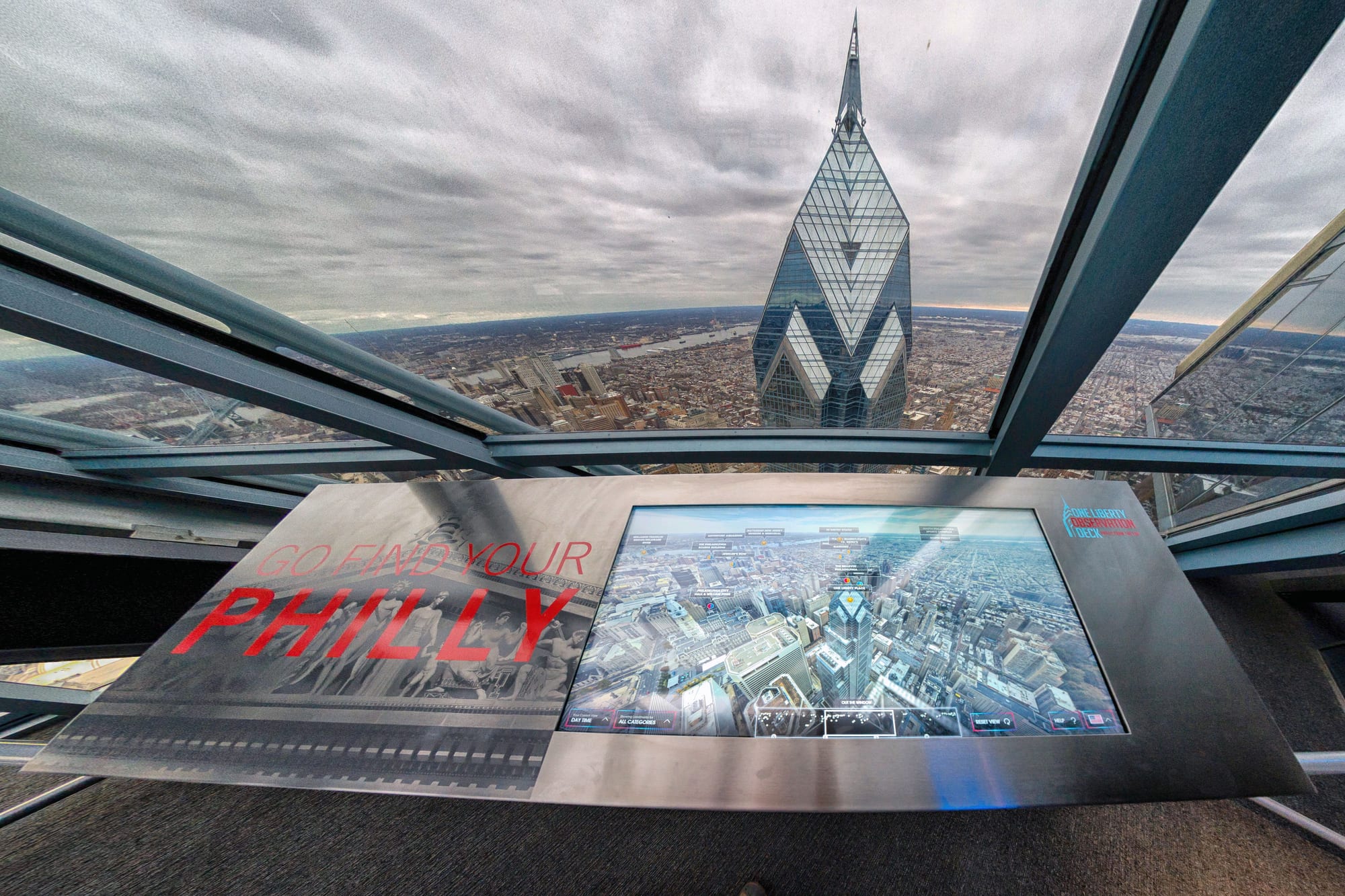 Philly from the Top — One Liberty Observation Deck