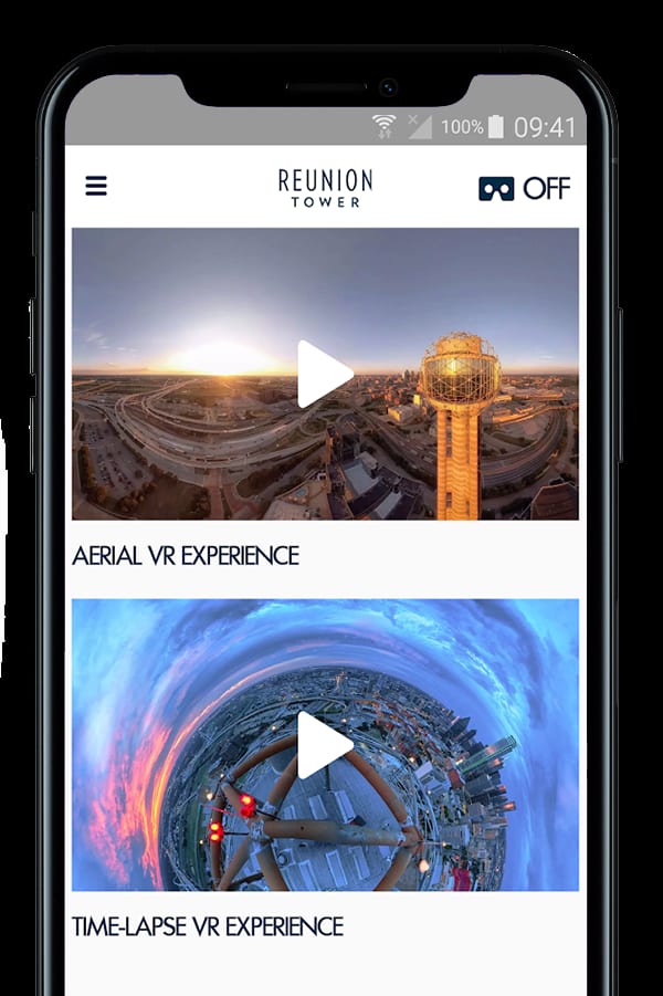 Reunion Tower — Aerial & Time-Lapse VR Experience