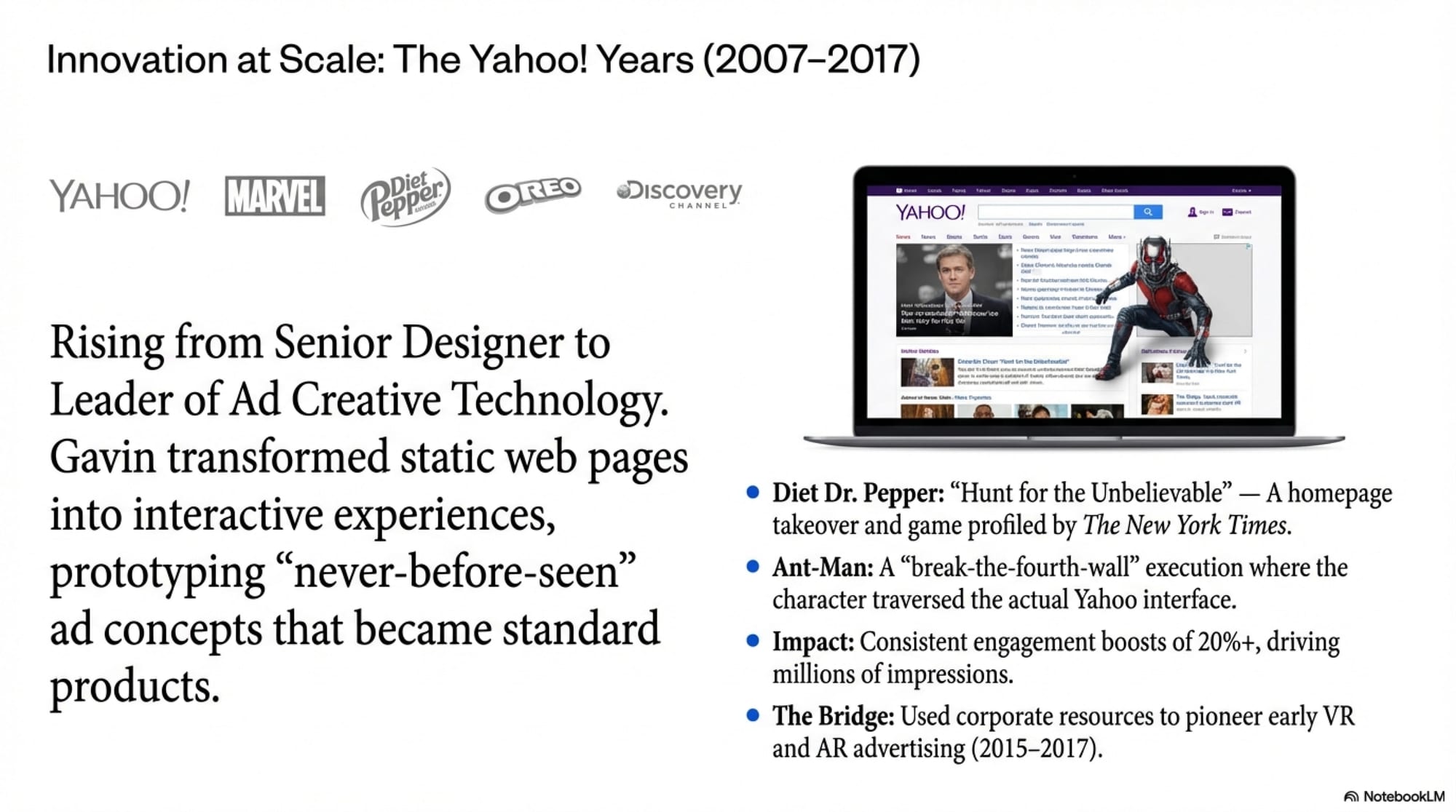 Yahoo — First VR Ad Formats